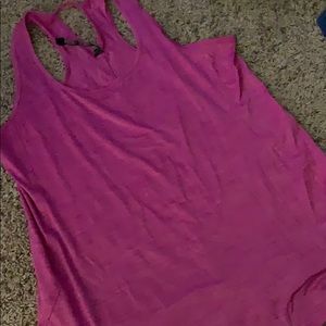 Purple workout shirt